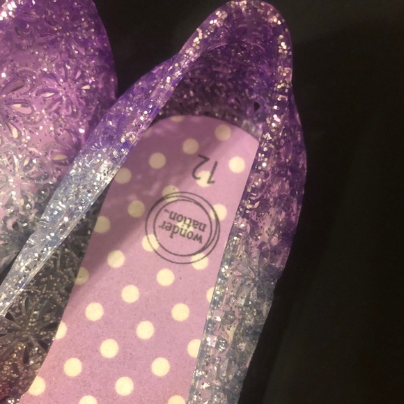 COPY - Wonder Nation Cutout Jelly Flat Ombré shoes size 12 - Picture 3 of 3